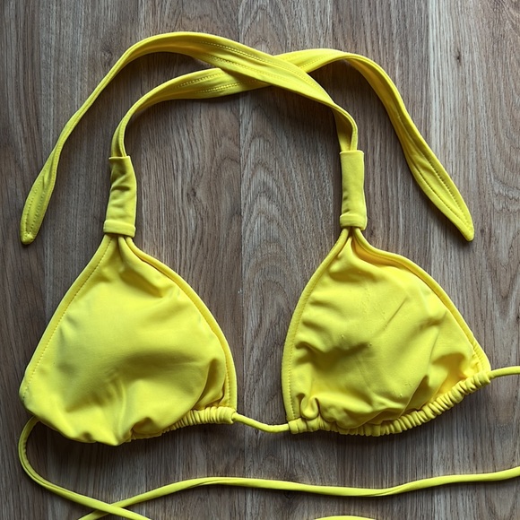 Kirra yellow two piece bathing suit bikini - Picture 2 of 7